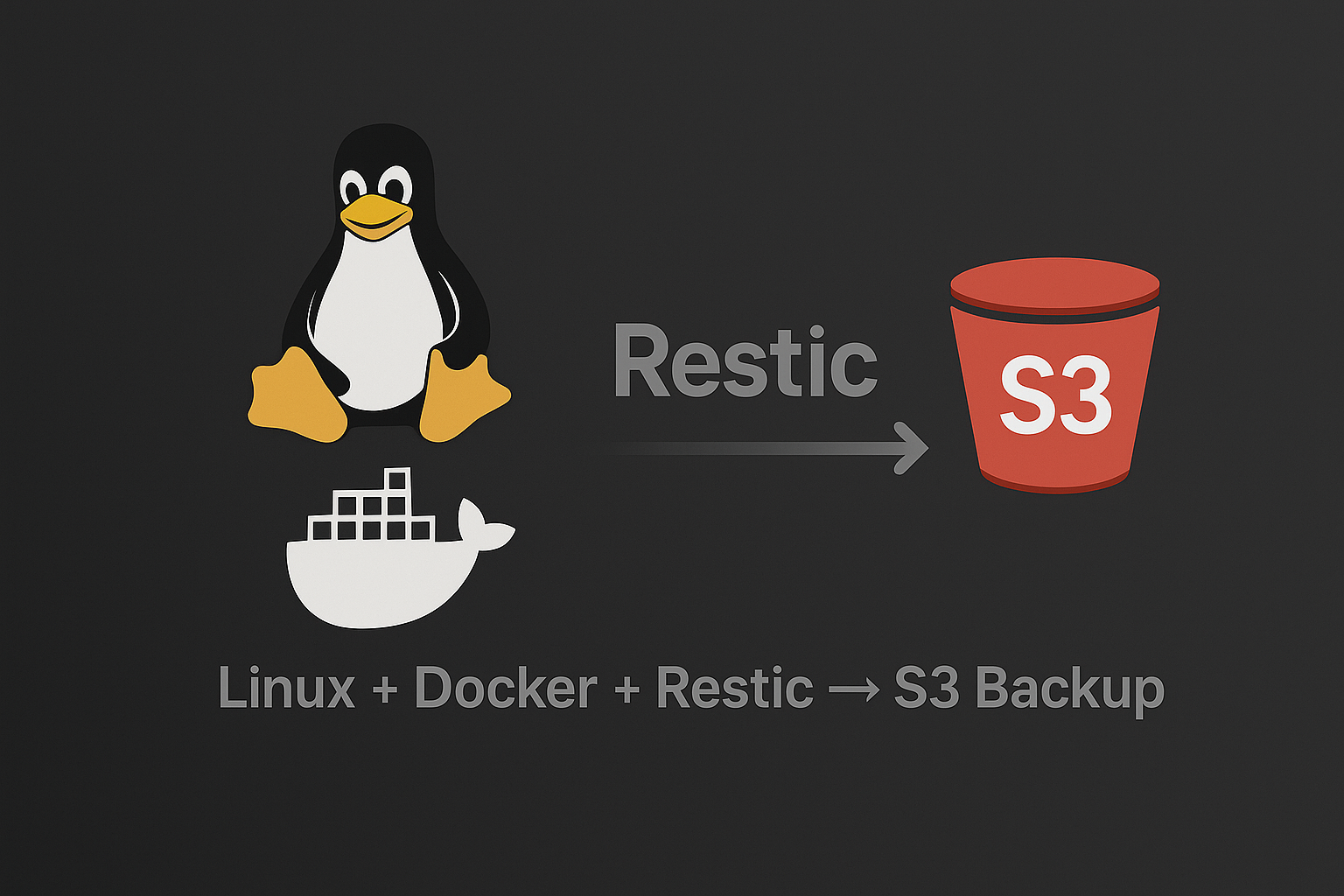 Restic on Linux with S3 Storage using Docker: Unleash the Power of Backup!